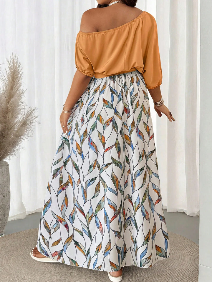 Rochie maxi SHEIN, mix culori