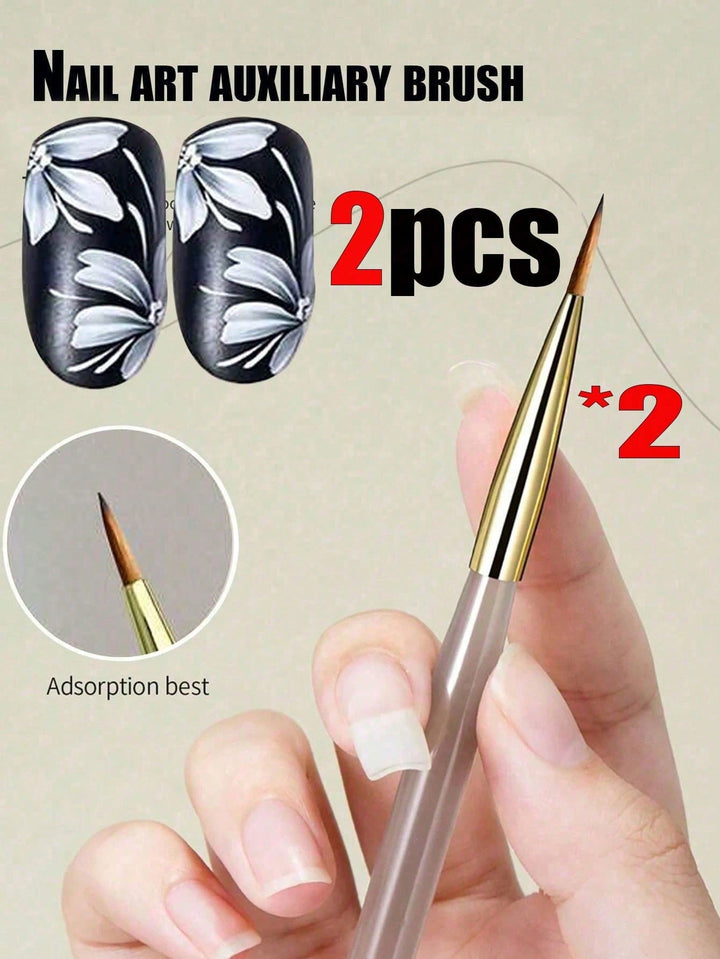 Pensulă pentru nail art SHEIN, mix culori