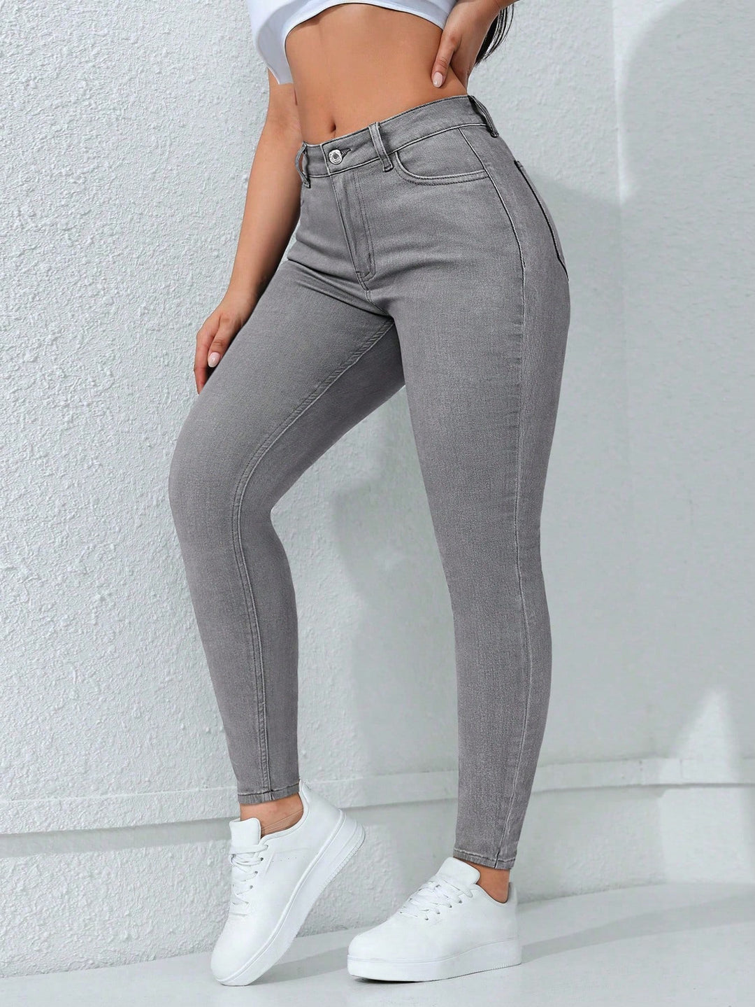 Jeans SHEIN, gri