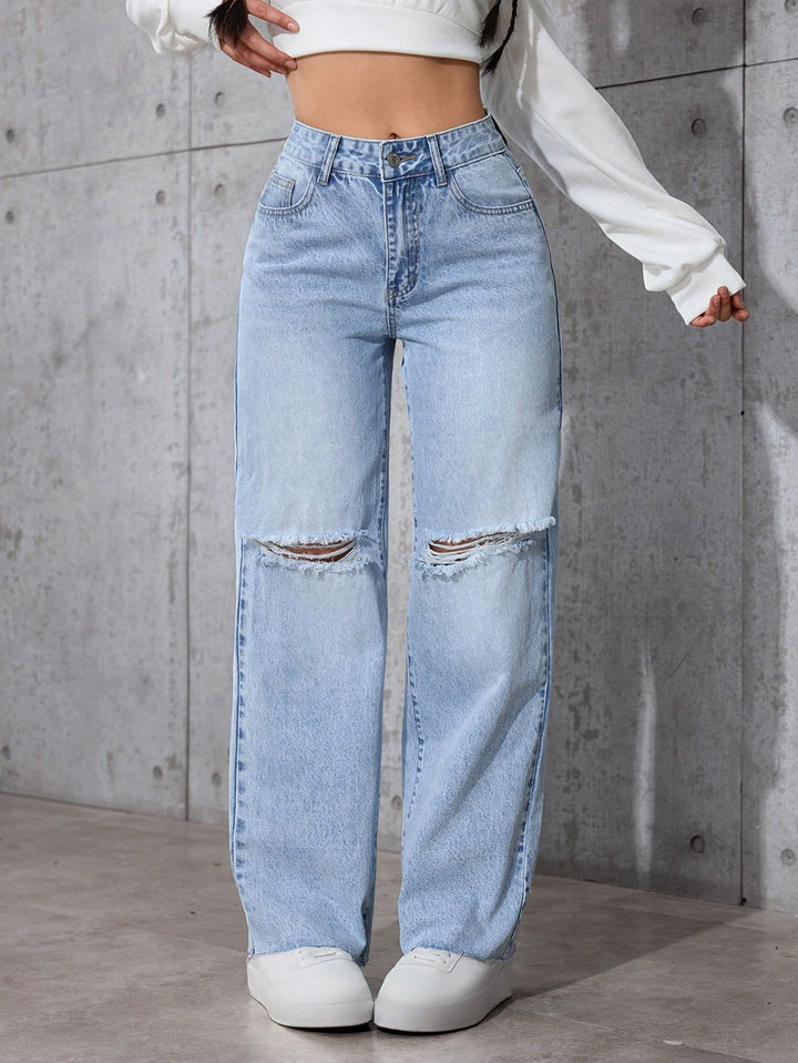 Jeans SHEIN, albastru