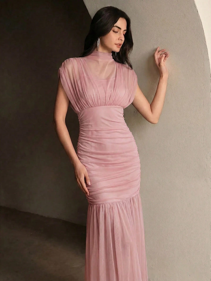 Rochie maxi SHEIN, roz