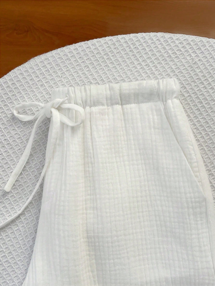 Pantaloni SHEIN, alb