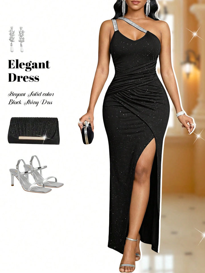 Rochie maxi SHEIN, negru
