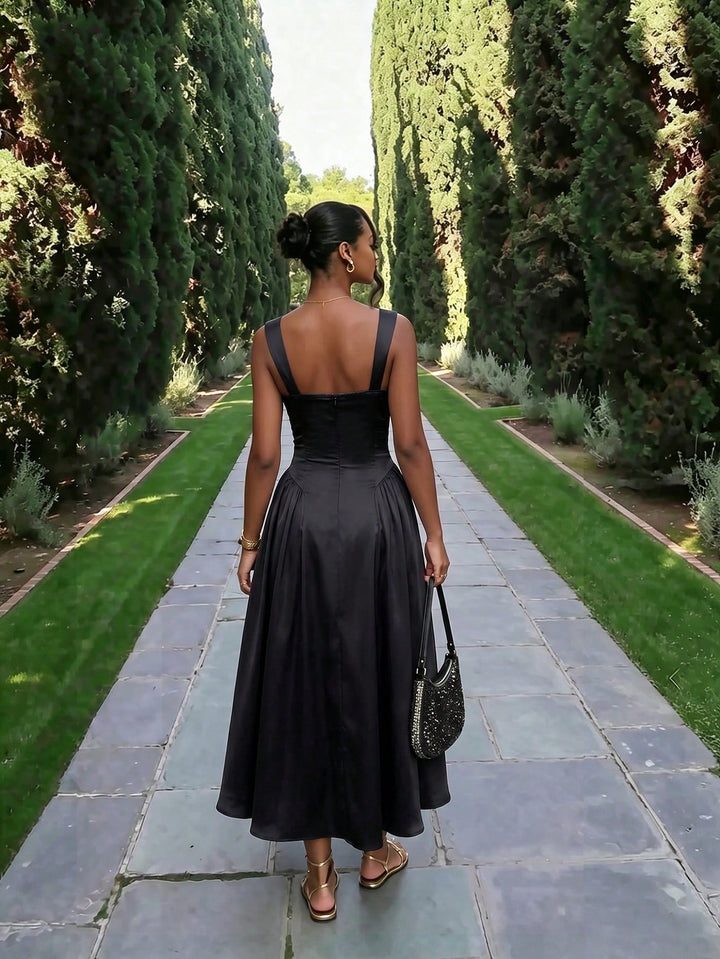Rochie maxi SHEIN, negru