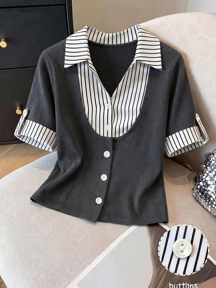 Tricou SHEIN, gri