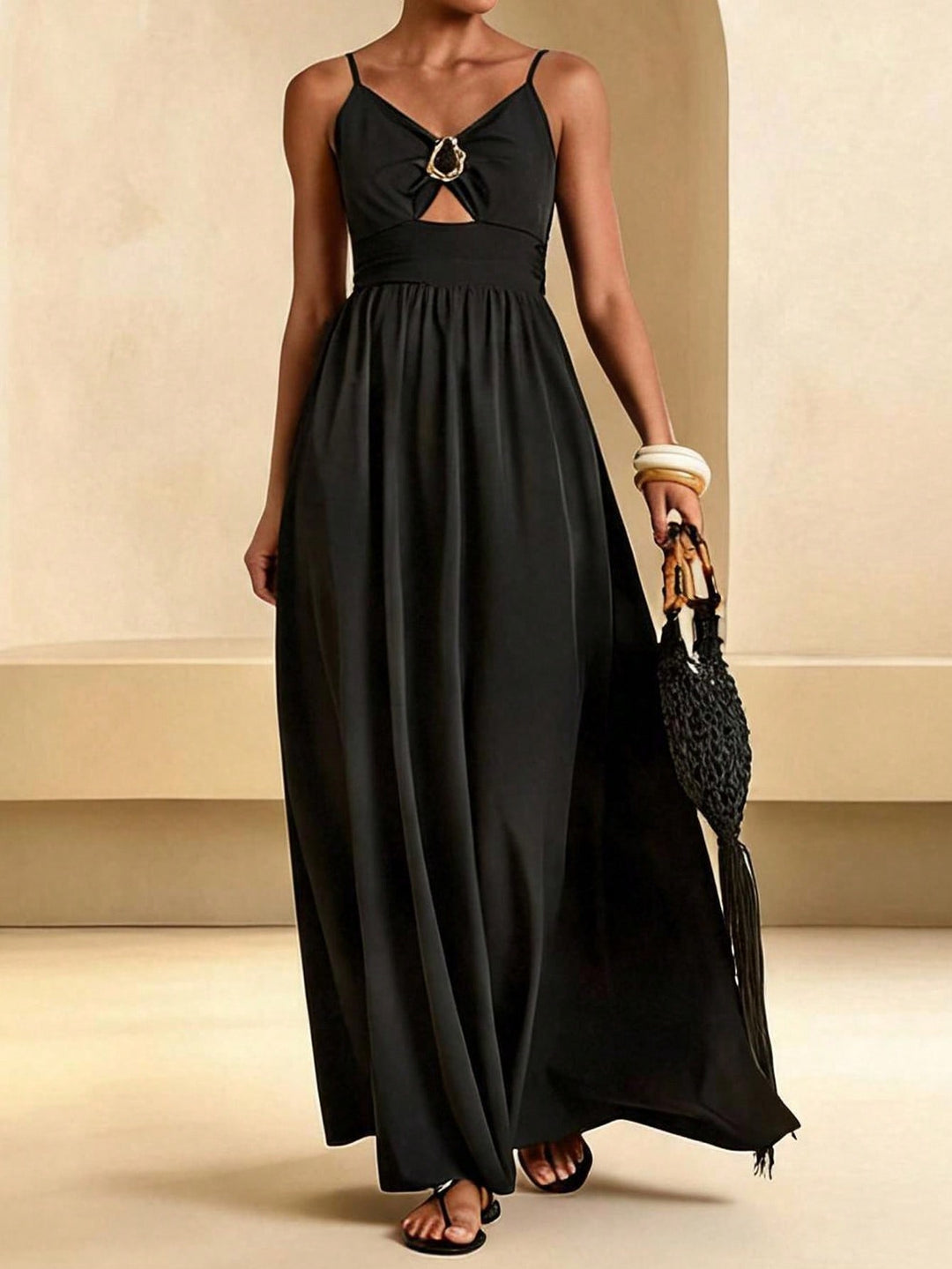 Rochie maxi SHEIN, negru