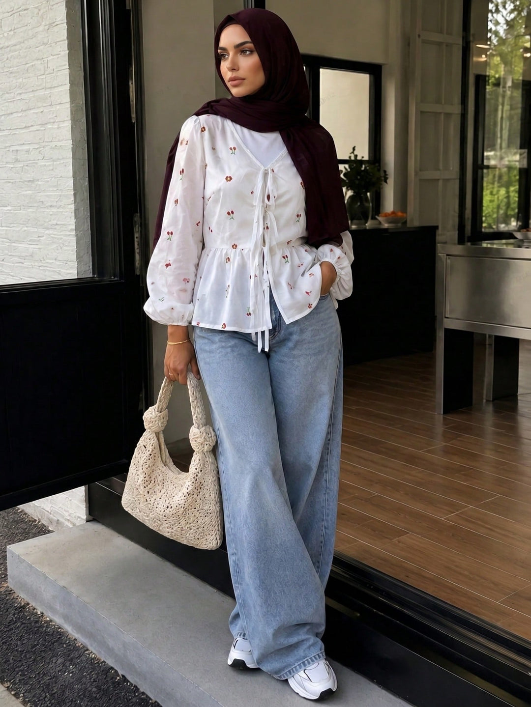 Bluza SHEIN, alb