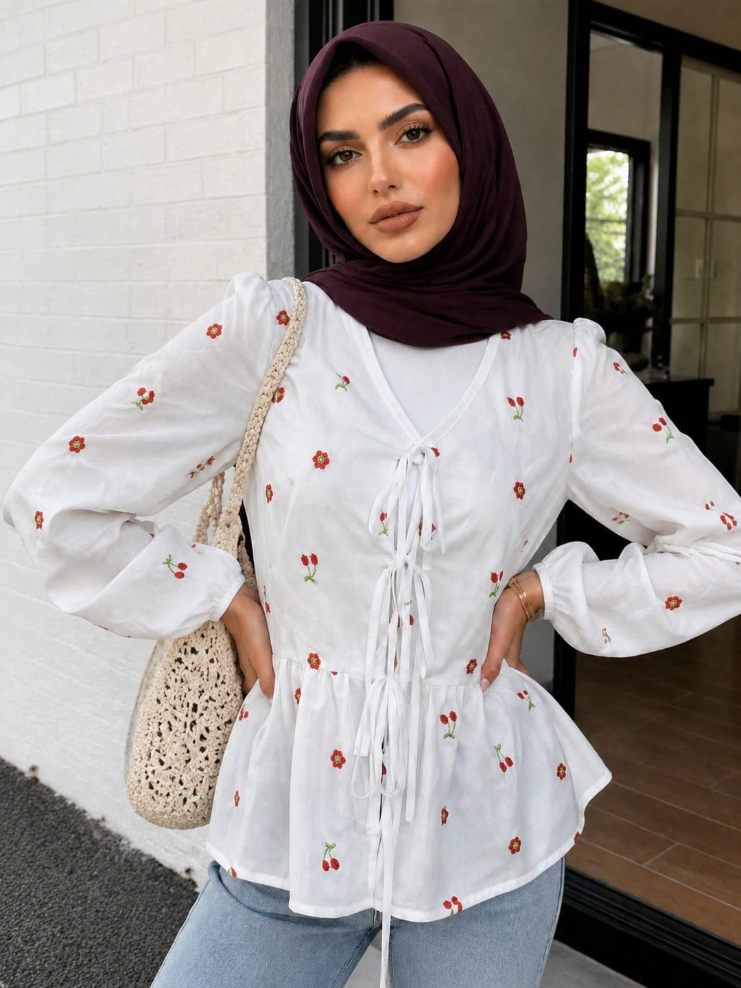 Bluza SHEIN, alb