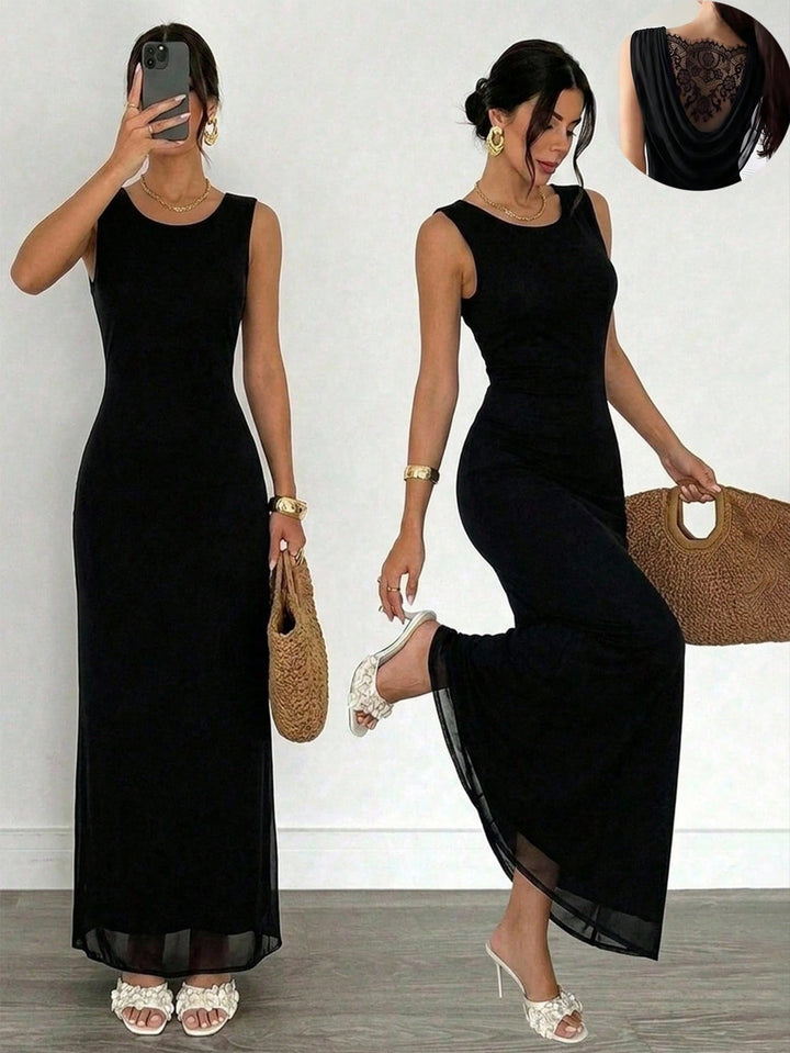 Rochie maxi SHEIN, negru