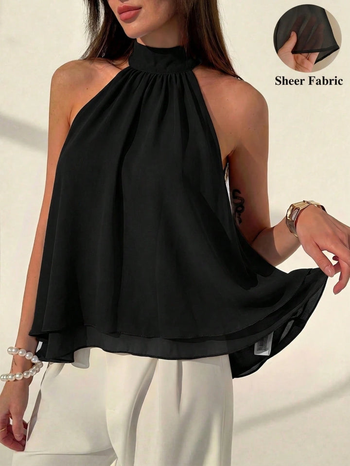 Top SHEIN, negru