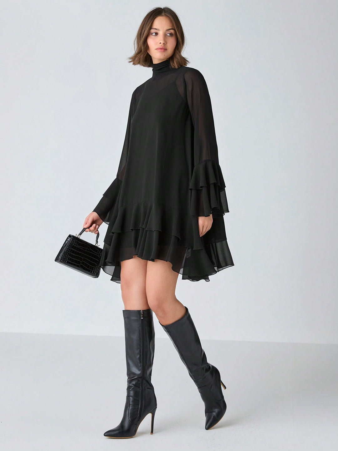 Rochie mini SHEIN, negru