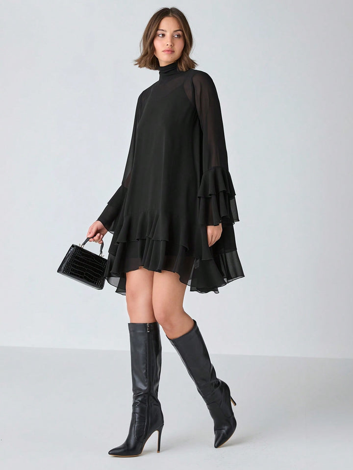 Rochie mini SHEIN, negru