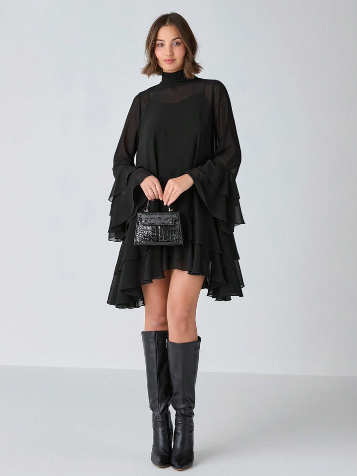 Rochie mini SHEIN, negru