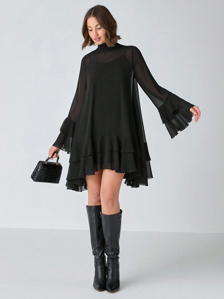 Rochie mini SHEIN, negru