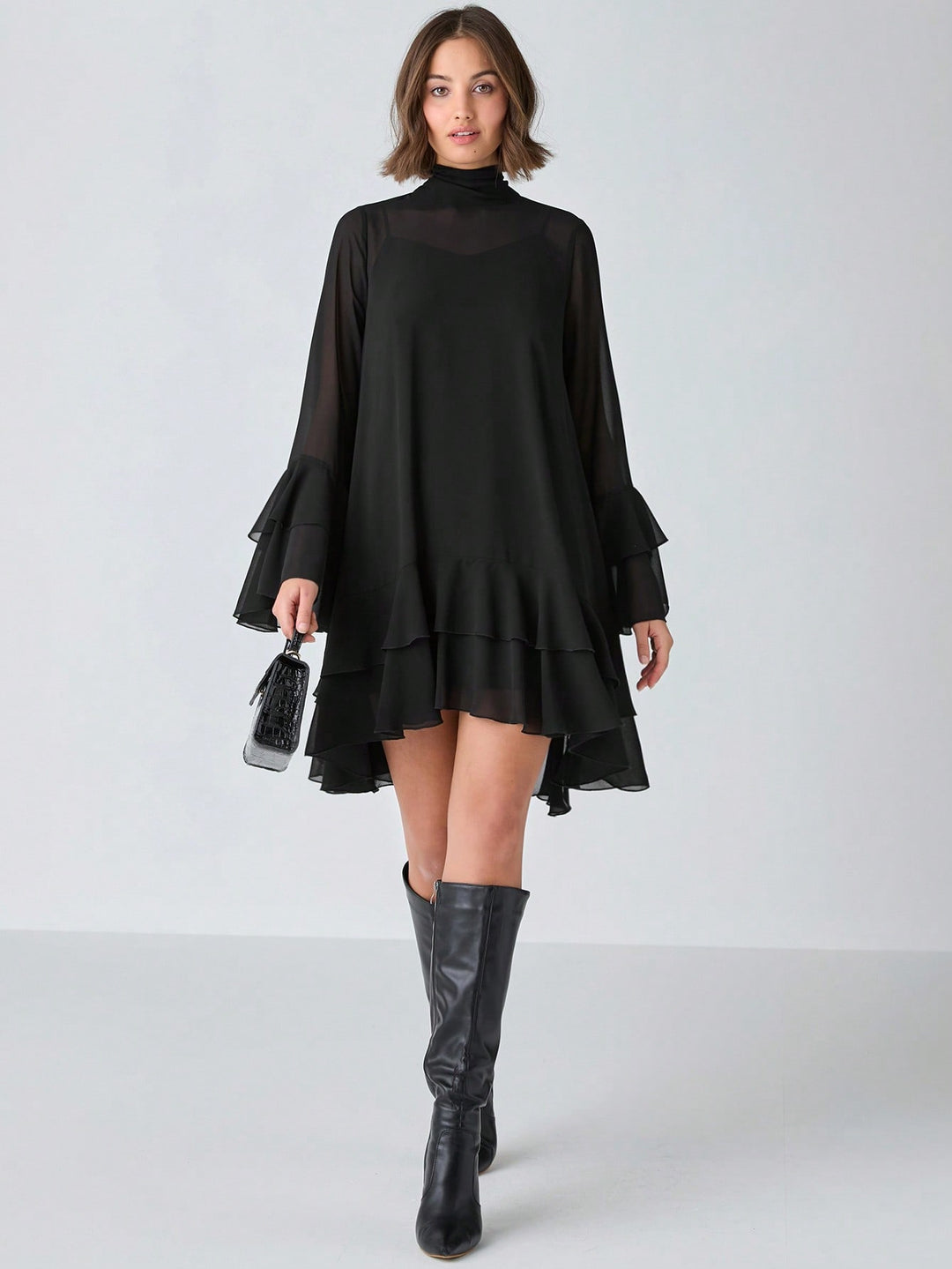 Rochie mini SHEIN, negru