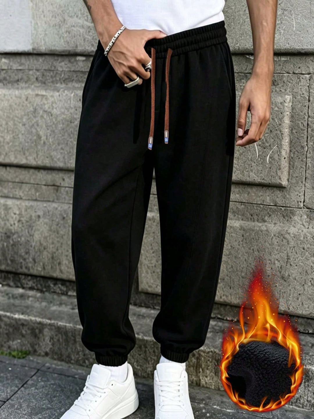 Pantaloni SHEIN, negru