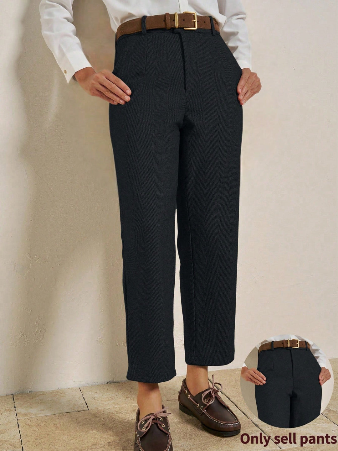 Pantaloni SHEIN, negru