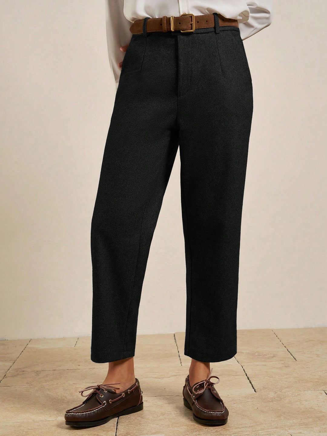Pantaloni SHEIN, negru