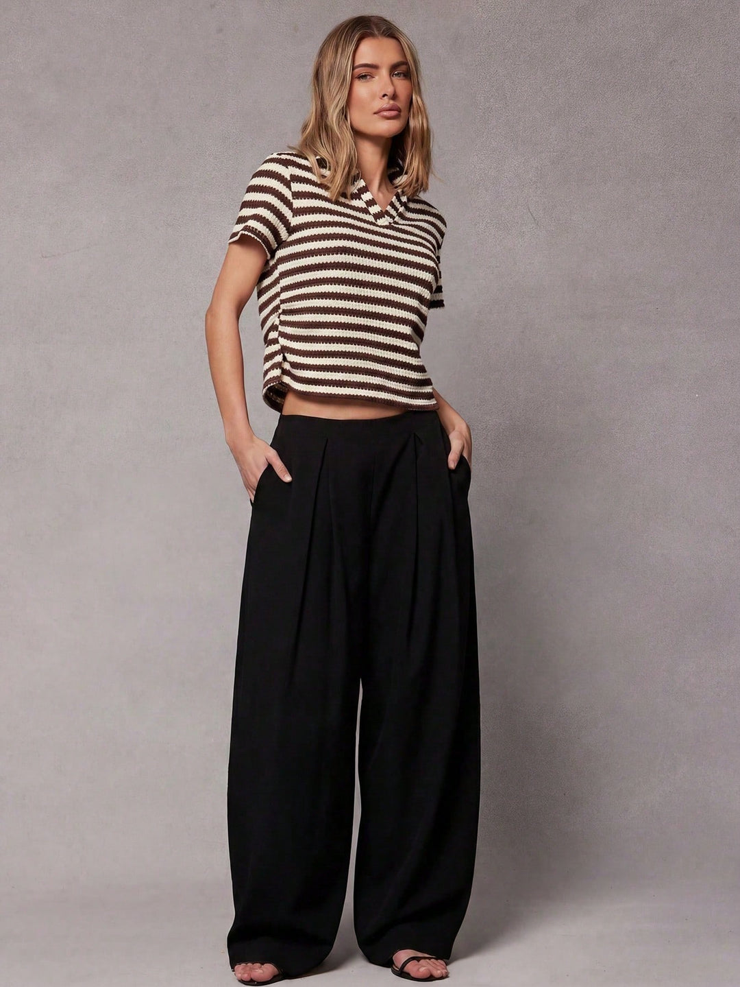 Pantaloni SHEIN, negru