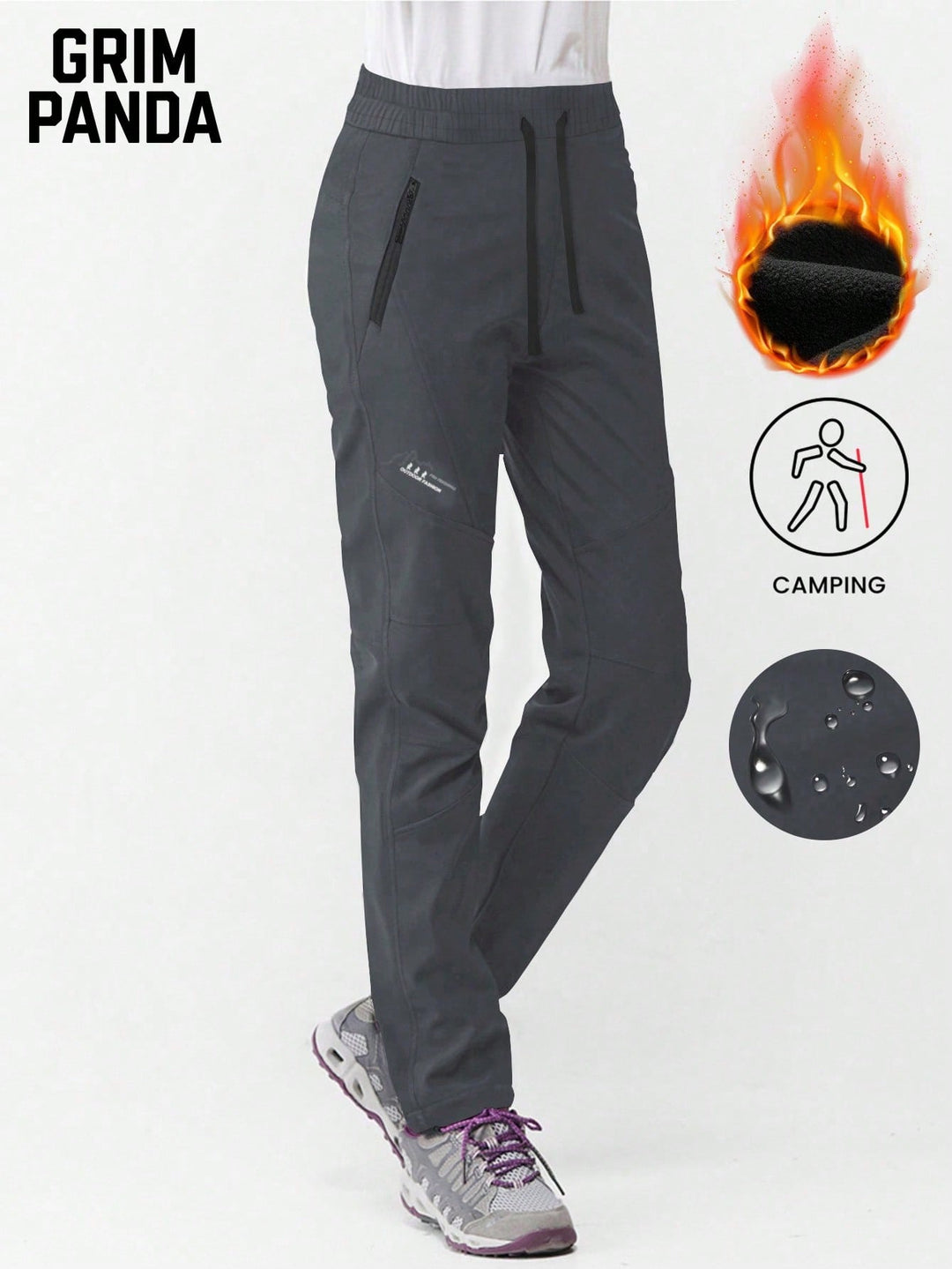 Pantaloni SHEIN, gri