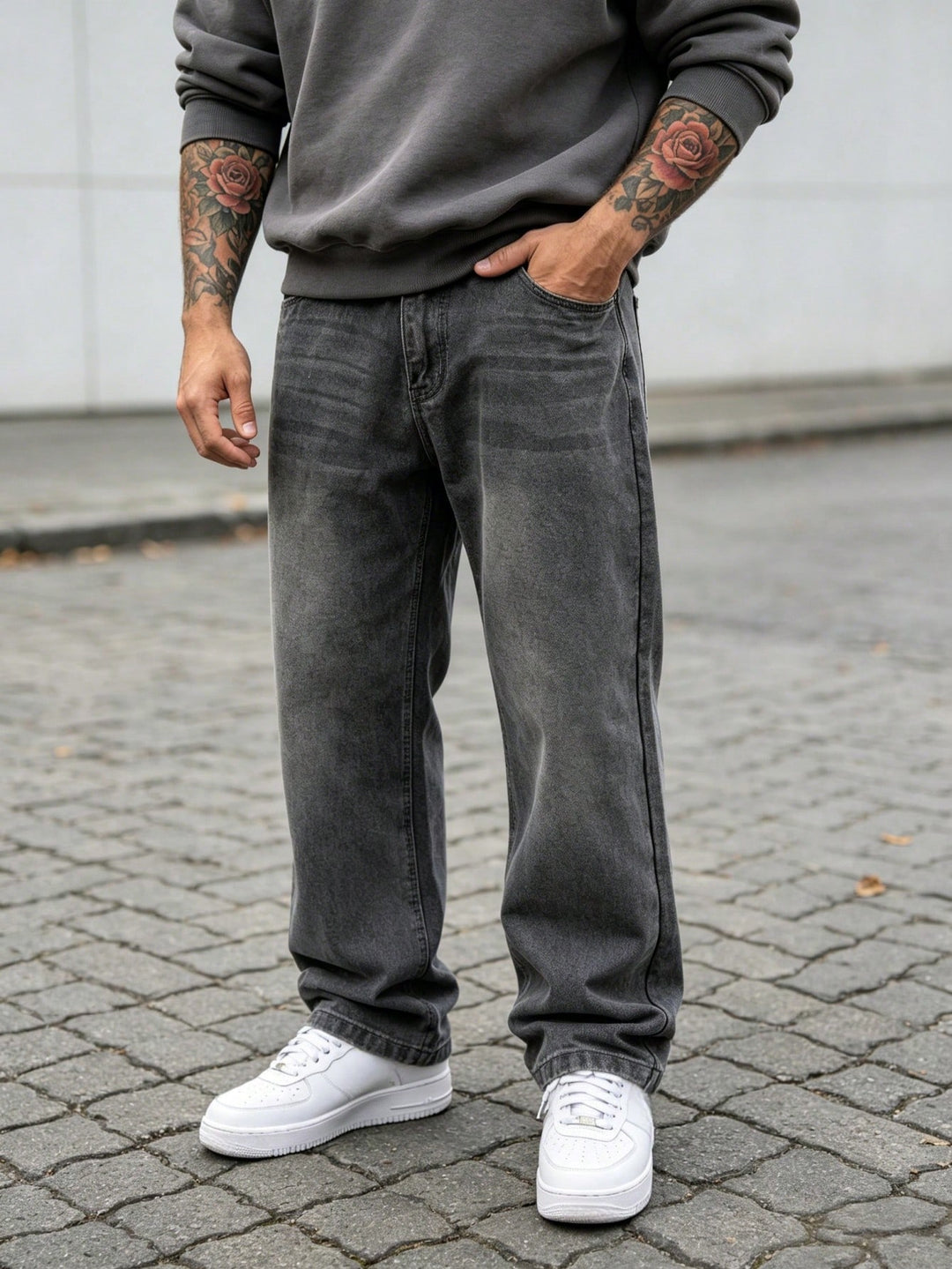 Jeans SHEIN, gri