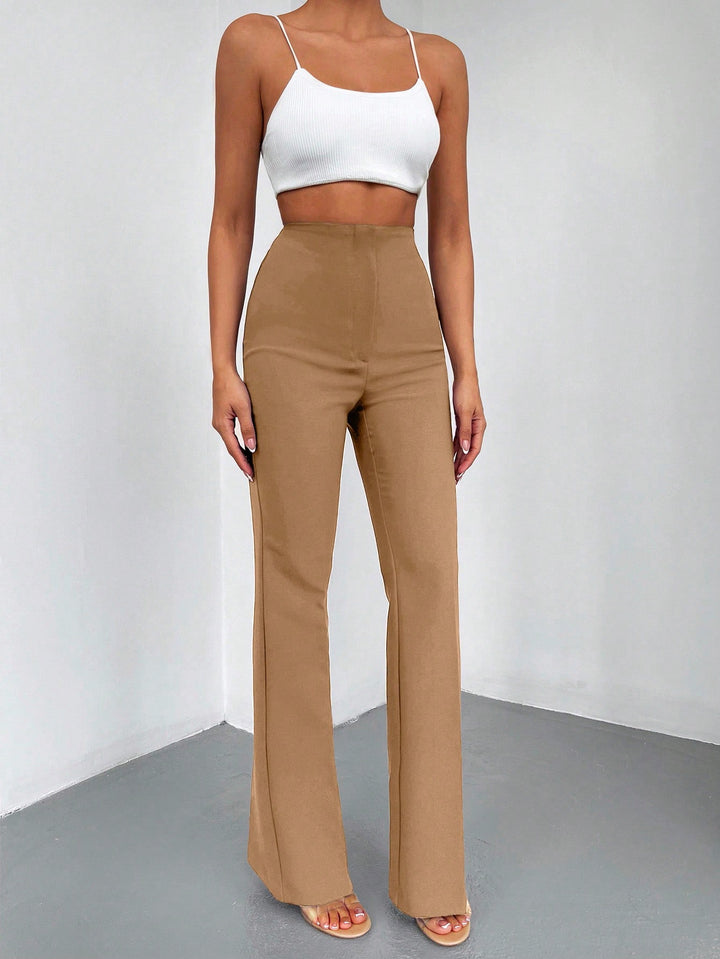 Pantalon SHEIN, portocaliu
