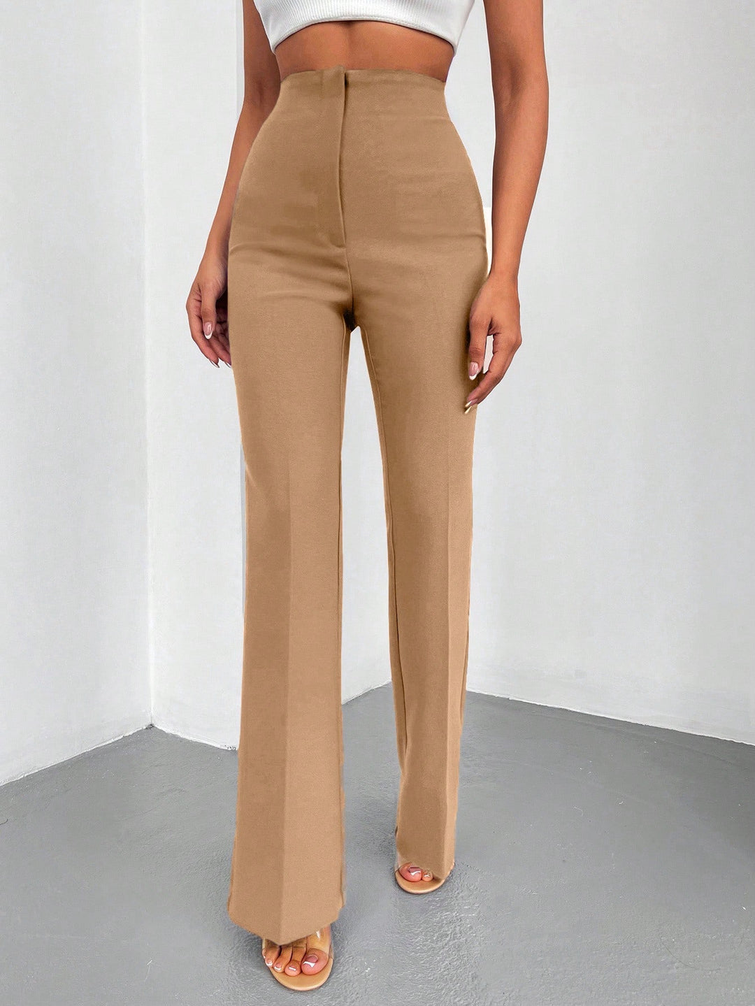 Pantalon SHEIN, portocaliu