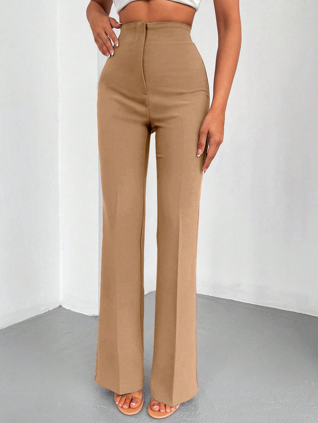 Pantalon SHEIN, portocaliu
