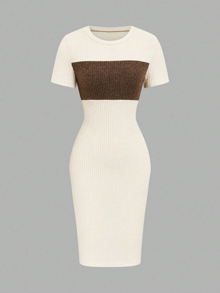 Rochie midi SHEIN, mix culori