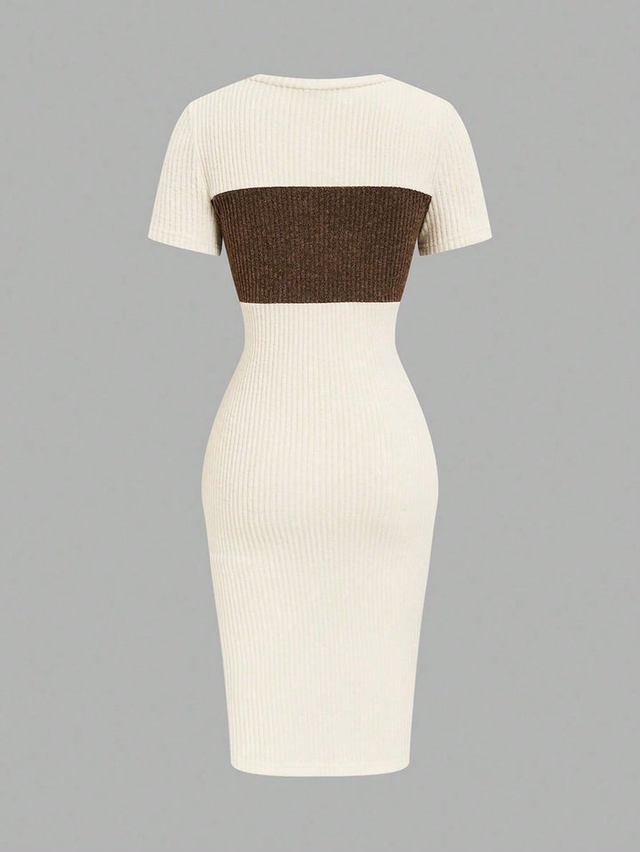 Rochie midi SHEIN, mix culori