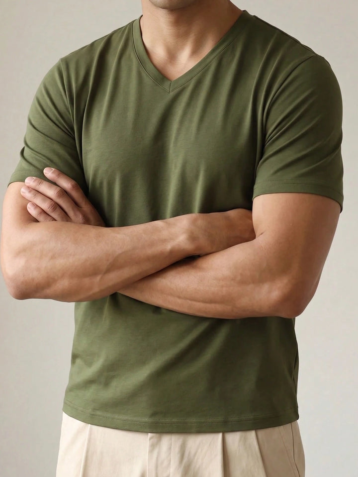 Tricou SHEIN, kaki