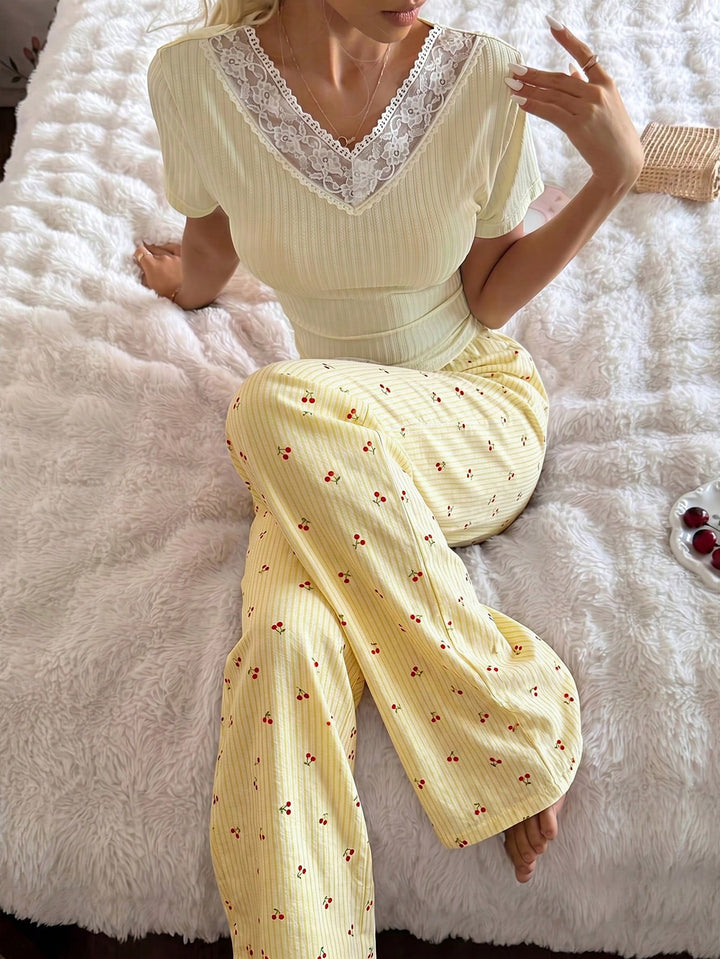 Pijama SHEIN, portocaliu