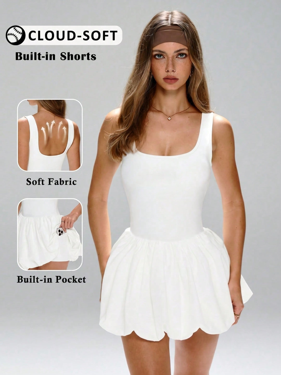 Rochie SHEIN, alb