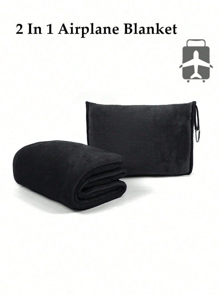 Set de patură pentru călătorie SHEIN, negru