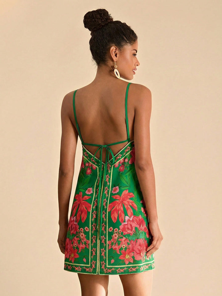 Rochie mini SHEIN, verde