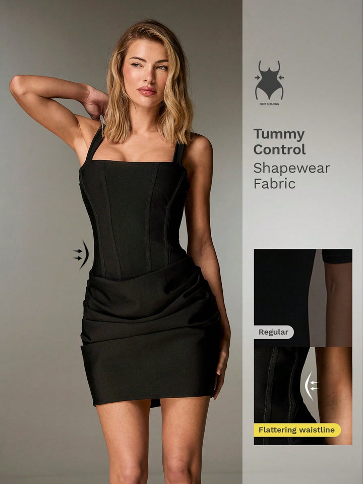 Rochie mini SHEIN, negru