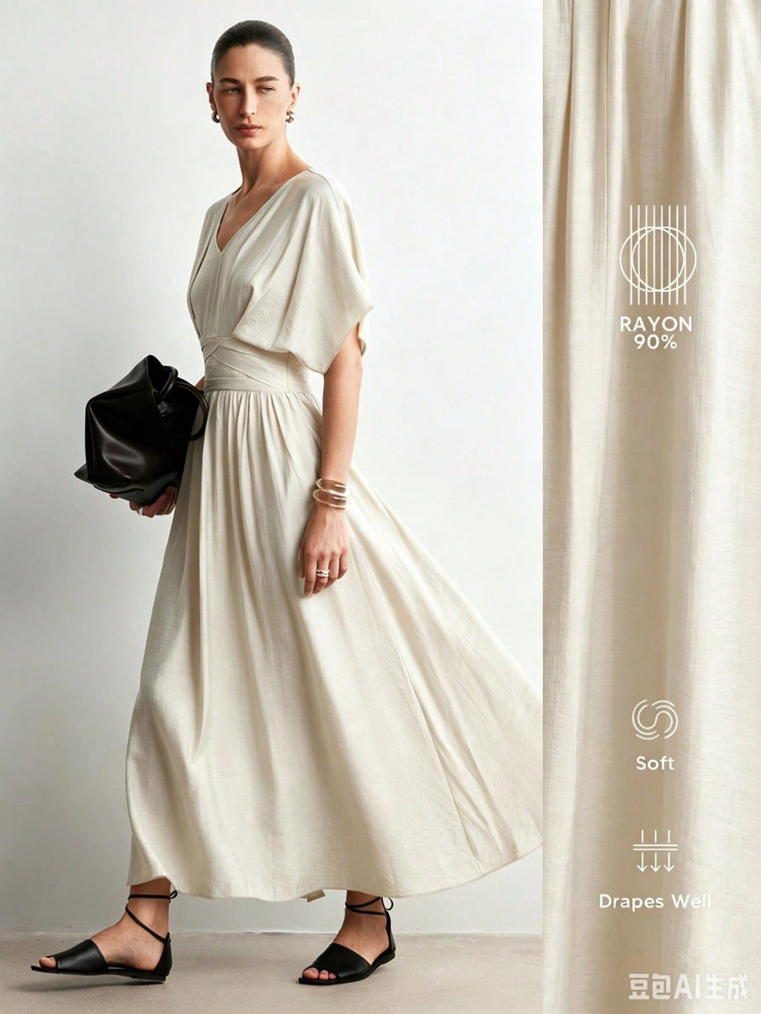 Rochie maxi SHEIN, portocaliu