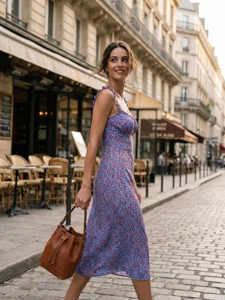 Rochie midi SHEIN, albastru