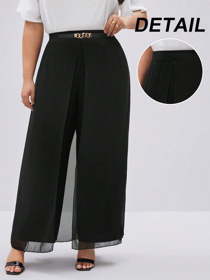 Pantaloni SHEIN, negru