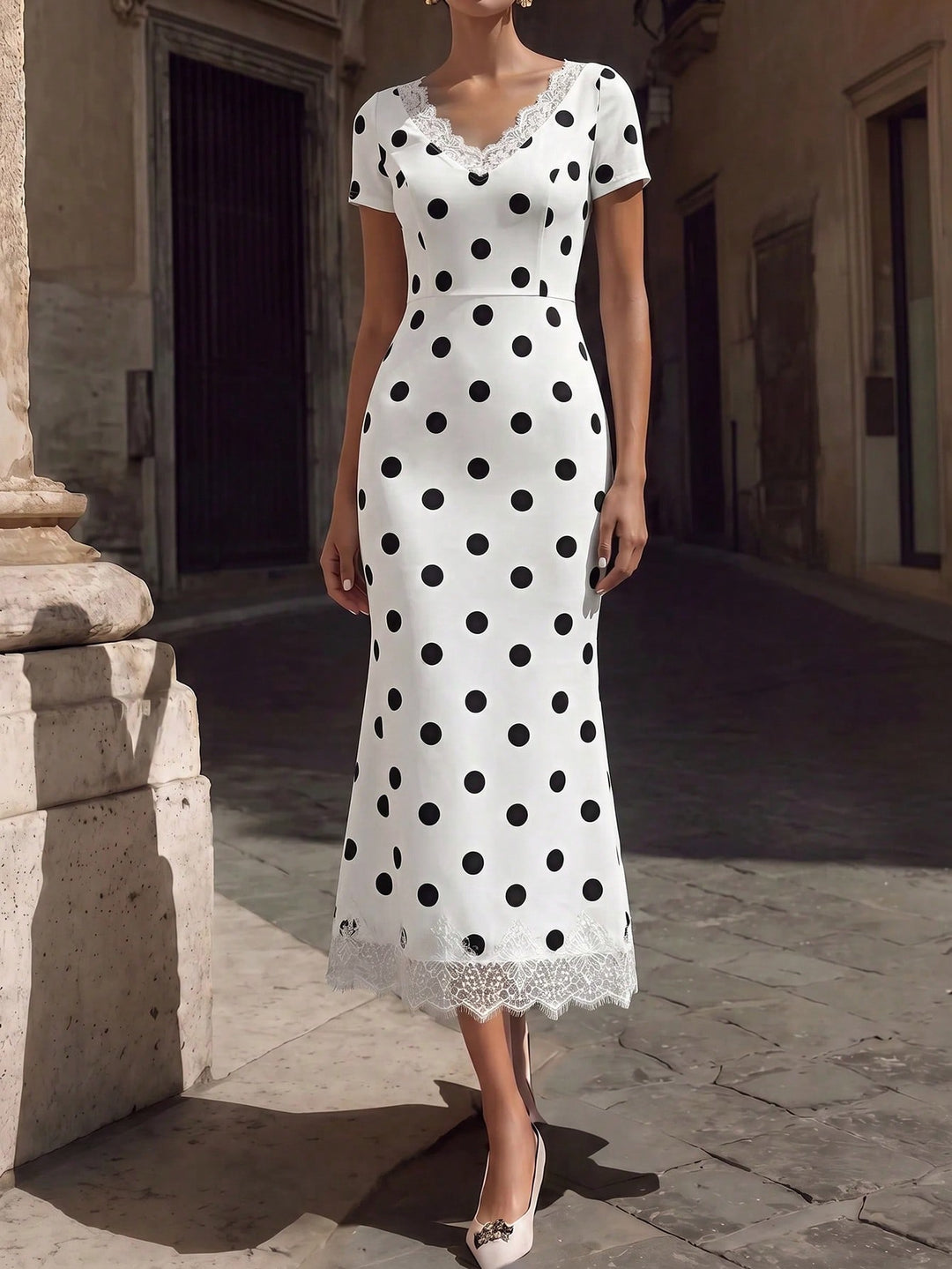 Rochie midi SHEIN, negru