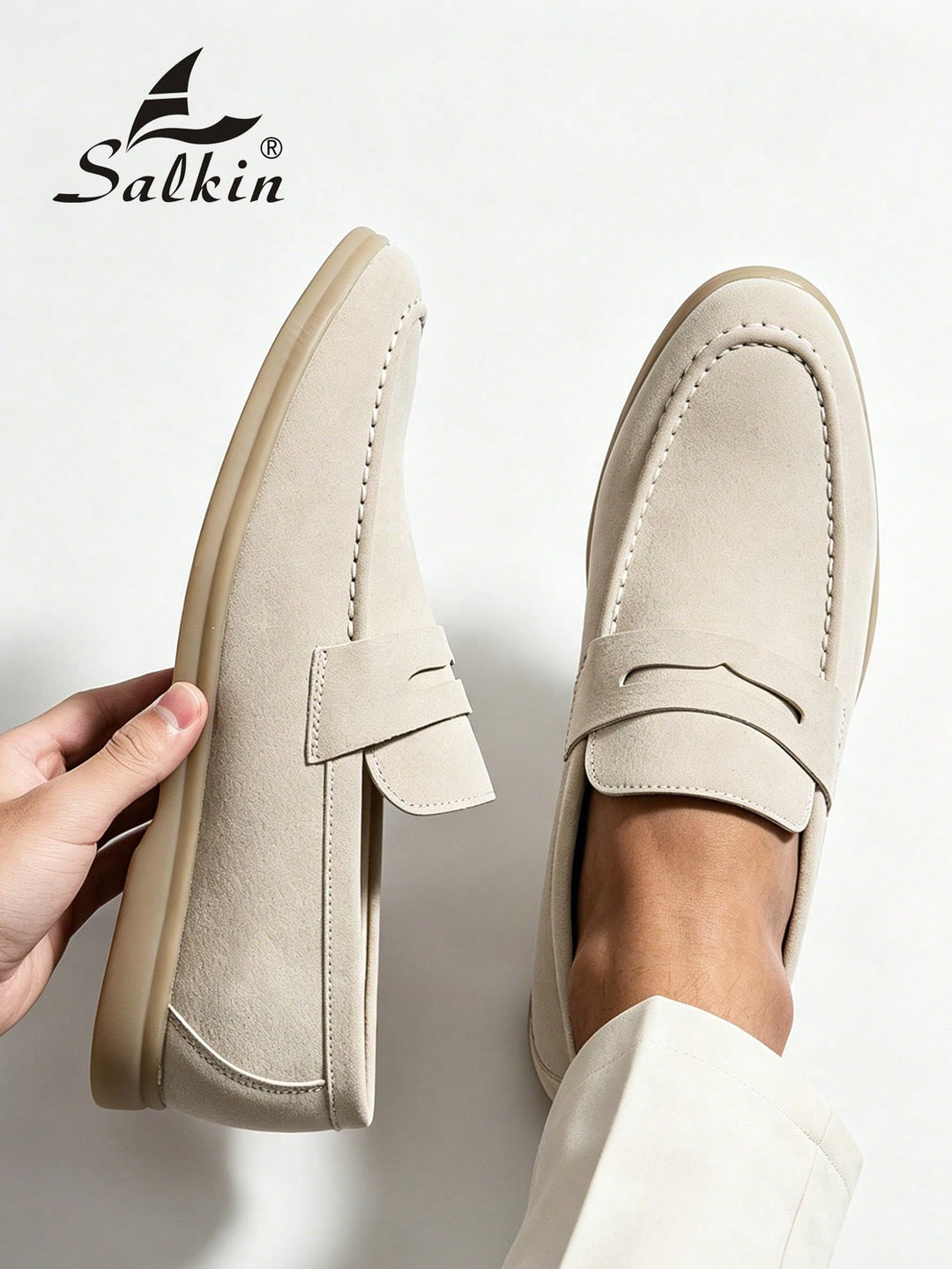 Mocasini SHEIN, bej