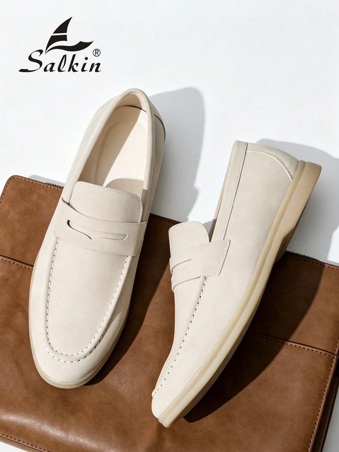 Mocasini SHEIN, bej