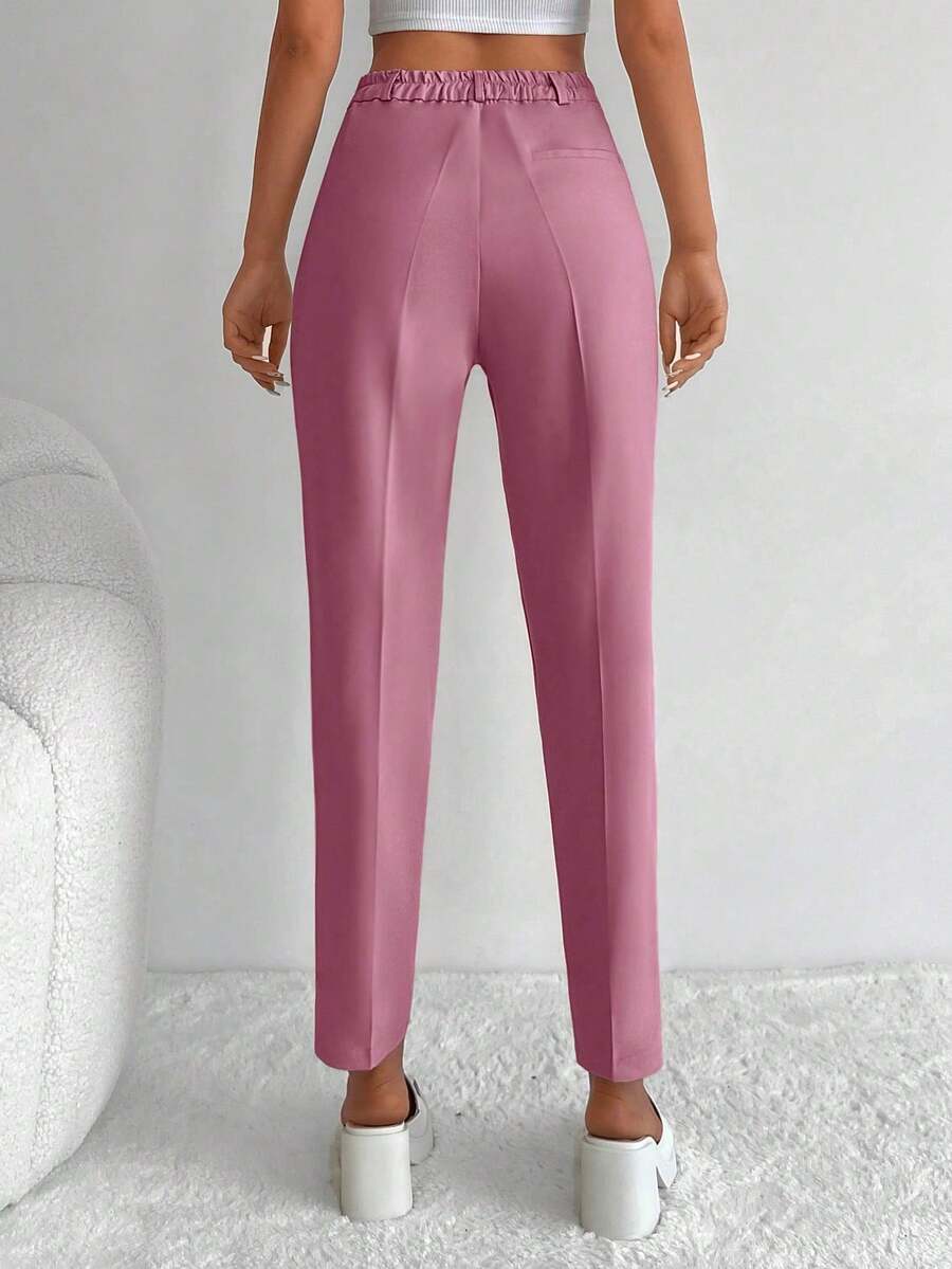 Pantaloni SHEIN, roz