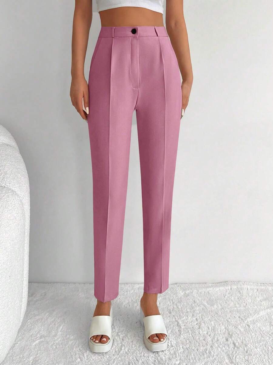 Pantaloni SHEIN, roz