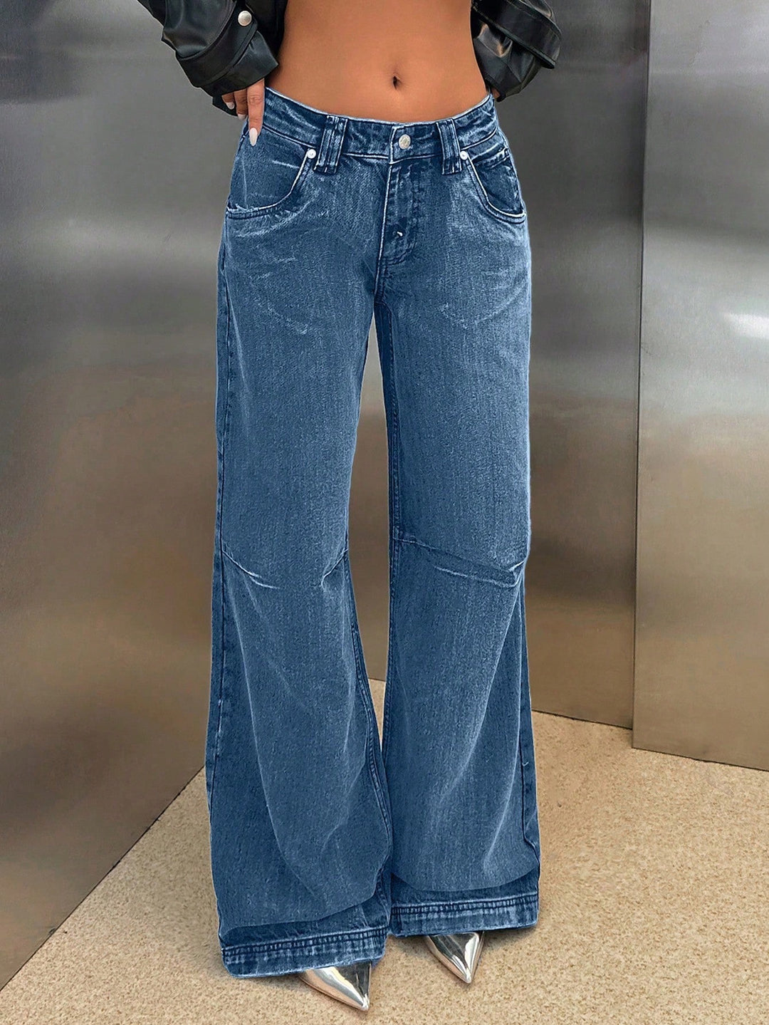 Jeans SHEIN, albastru