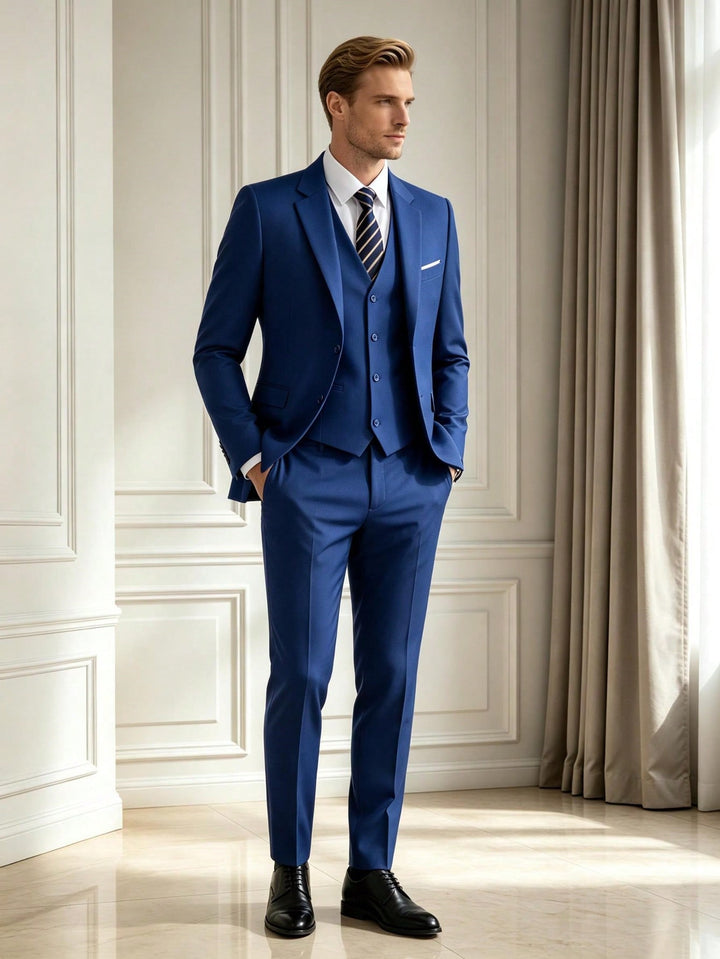 Costum SHEIN, albastru