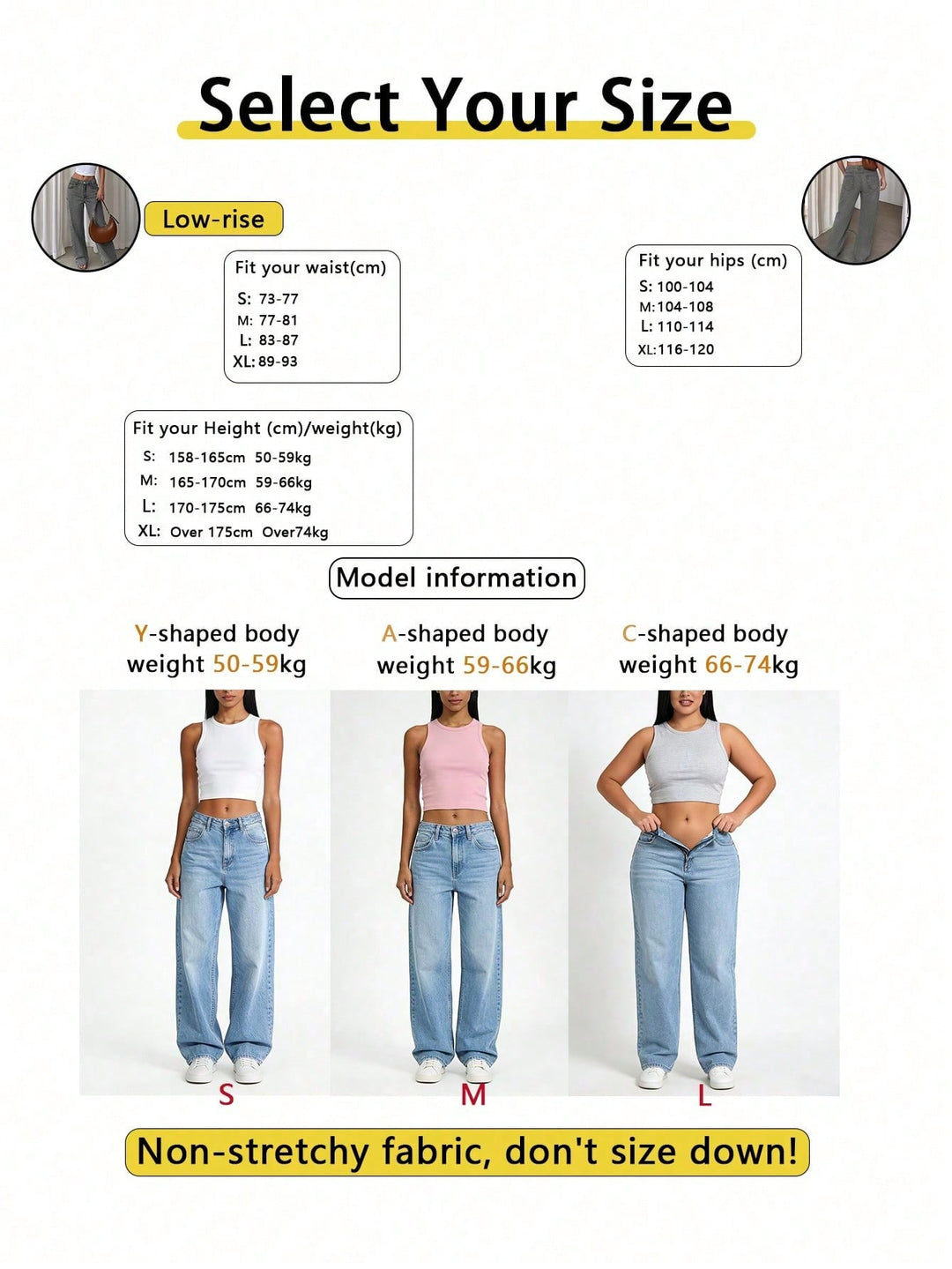 Jeans SHEIN, gri
