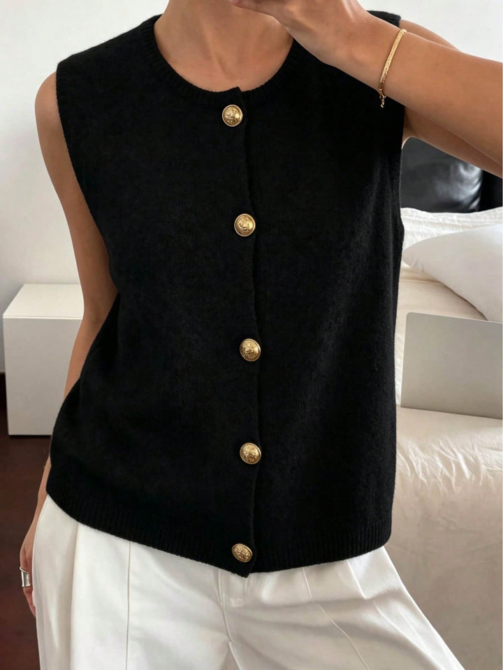 Vestă SHEIN, negru
