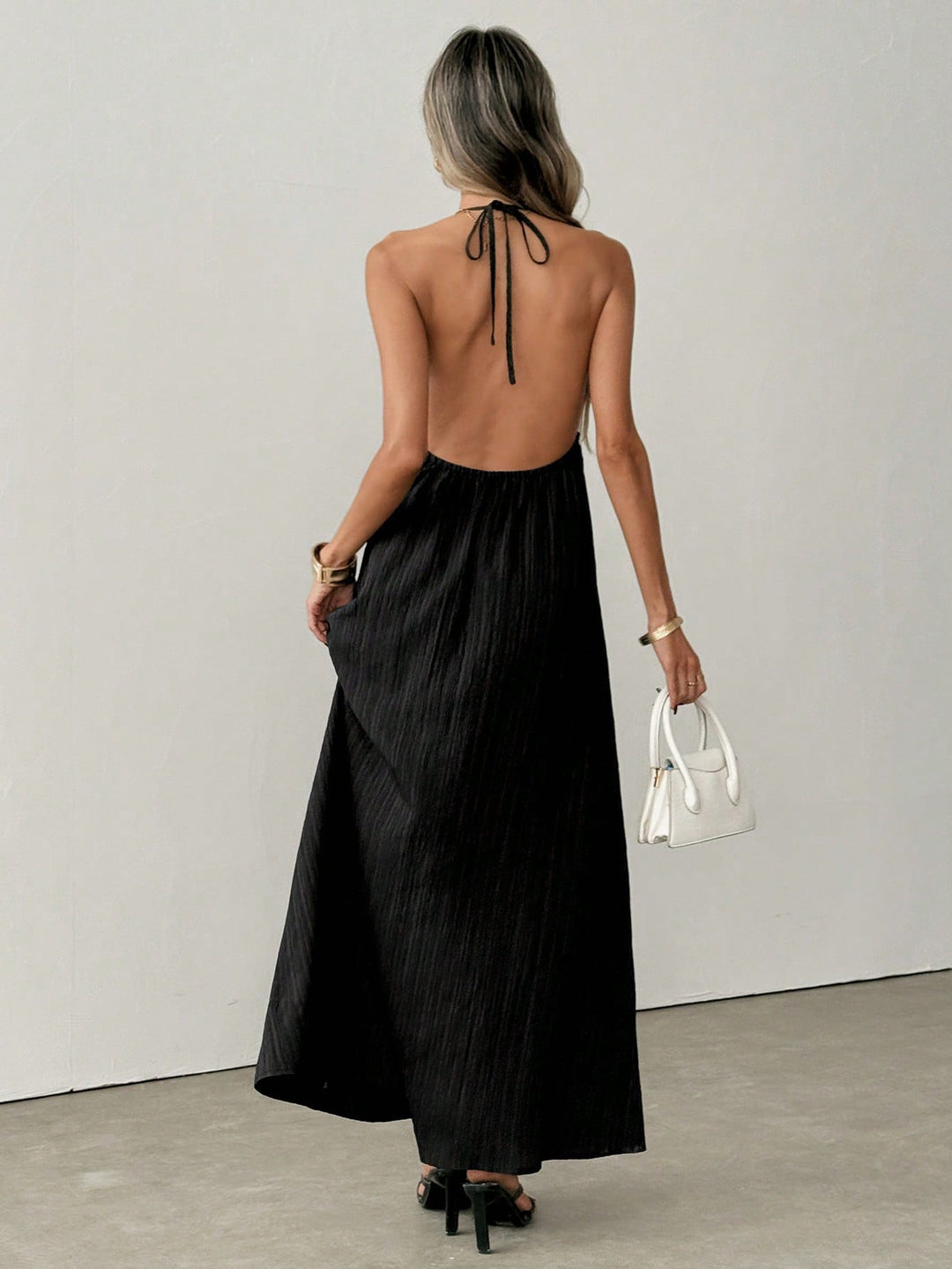 Rochie maxi SHEIN, negru