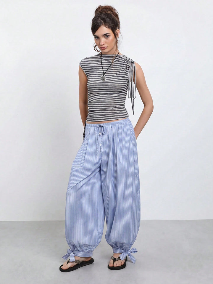 Pantaloni SHEIN, albastru